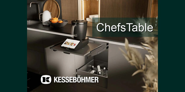 ChefsTable — революционный поворотный стол для современной кухни Kessebohmer в Астрахани